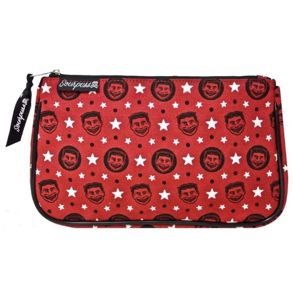 💥Last One💥Sourpuss “Thrill-a-Rama” Coney Island Makeup Cosmetic Tote Clutch Bag